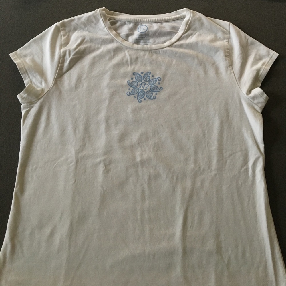 LIFE IS GOOD T-Shirt Short Sleeve White